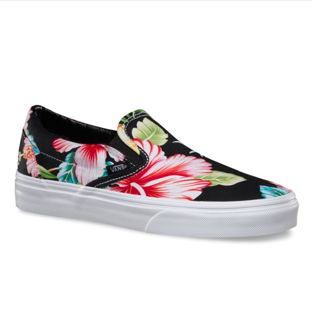 VANS HAWAIIAN FLORAL SLIP-ON